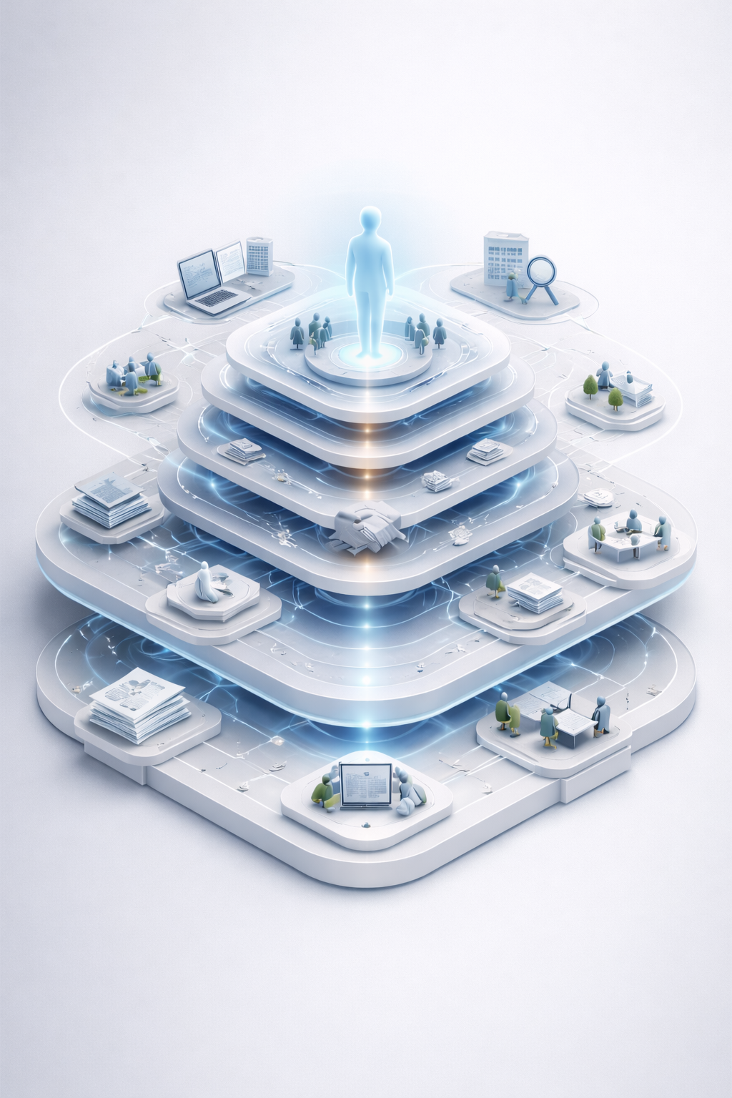 HR services and workforce illustration